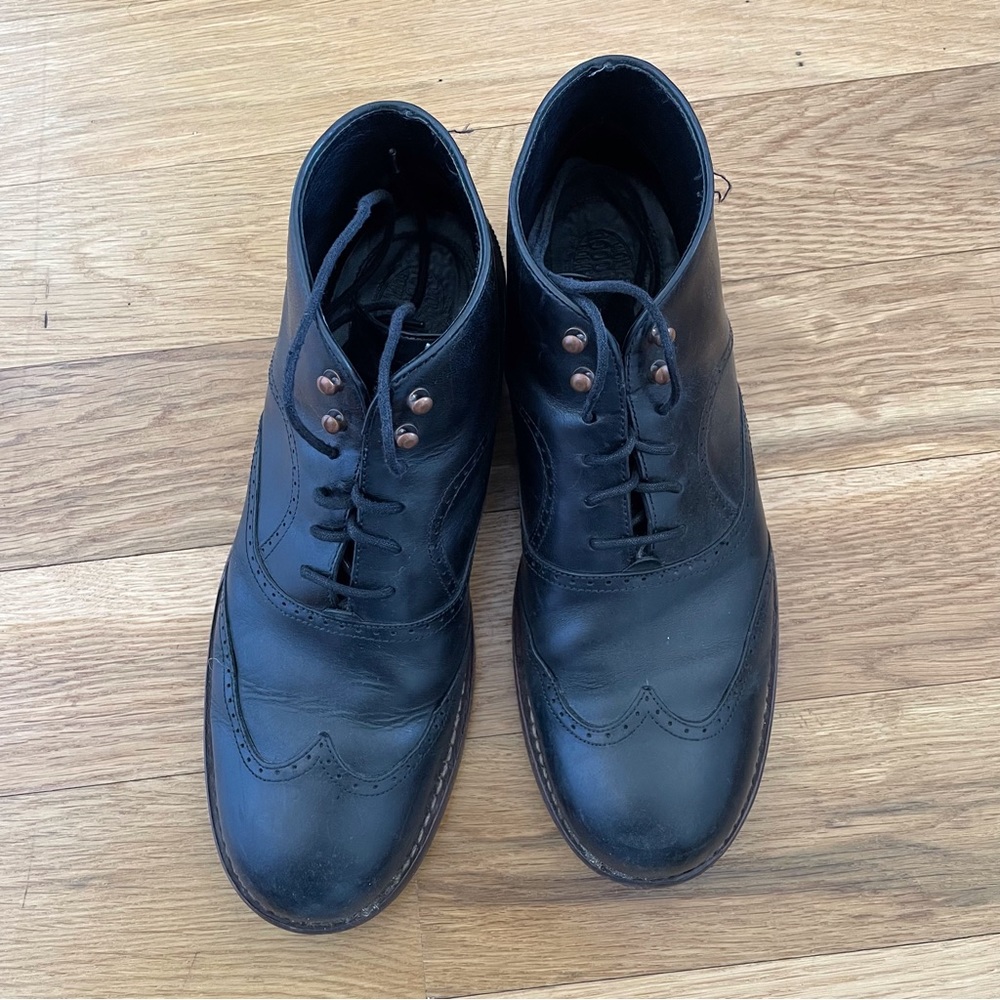 EUC Mens 11.5 Wolverine black leather “1000 mile” boots